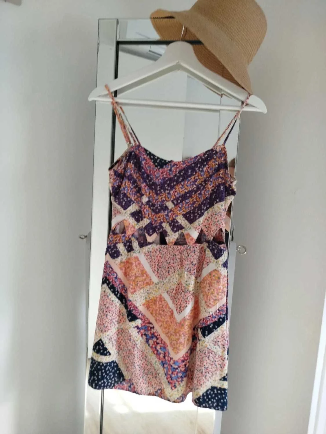 💗Vestido de verano con tirantes y motivos de patchwork floral – estilo bohemio- Divided Femme T – photo 2